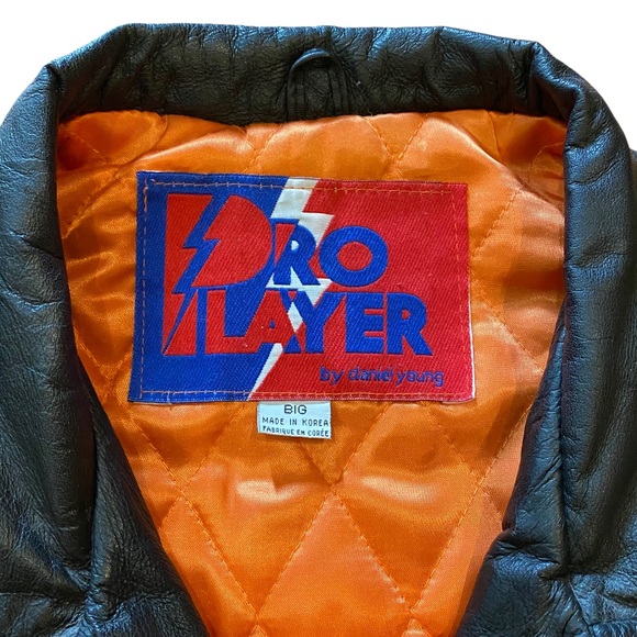 ***SOLD*** Vintage Miami Dolphins Leather Jacket Size Large - Picture 5 of 16